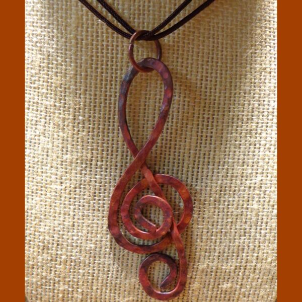 Treble Clef Note Necklace