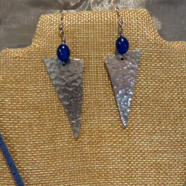 Hammered Aluminum Earrings