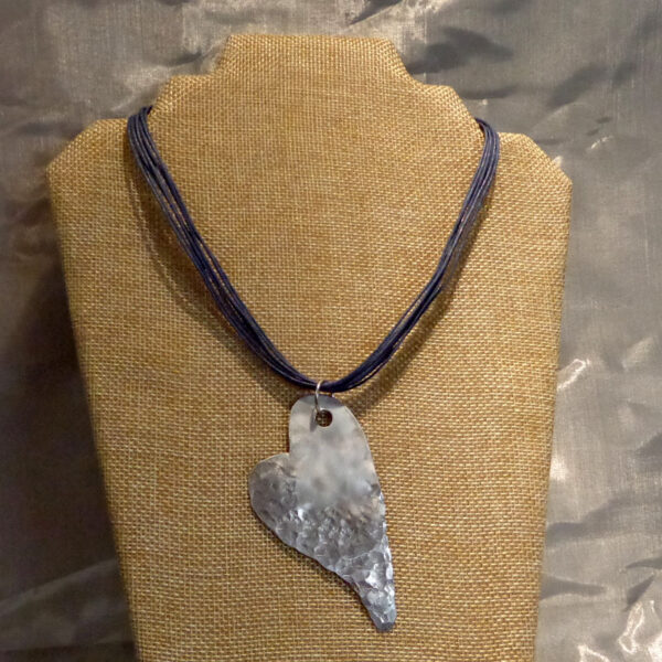 Aluminum Heart Necklace
