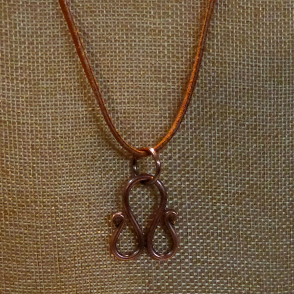 Copper Norse Pendant