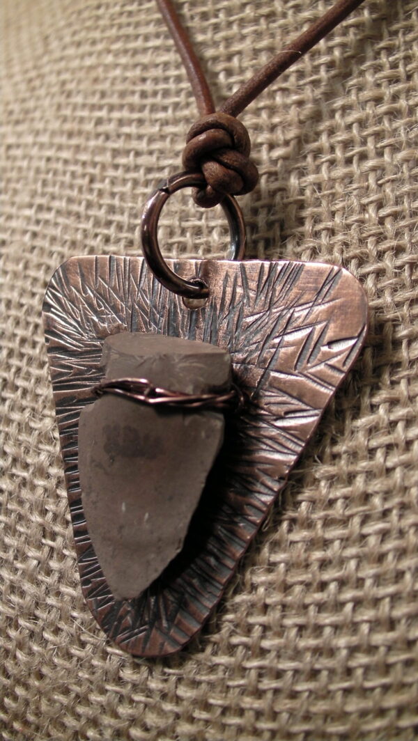 Stone Arrowhead Pendant