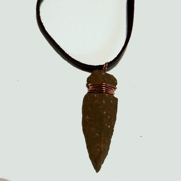 Stone Arrowhead Pendant