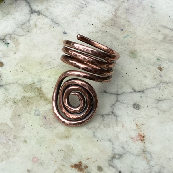 RC-0376C Copper Wire Single Spiral Ring